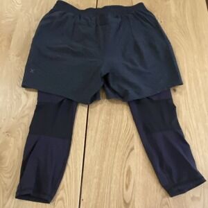 Lululemon Shorts Mens XL Black Active Expert Tight Stretch Pockets M7AIAS *